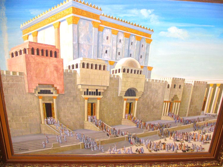 Каждое колено Израилево входит в Храм через свои ворота