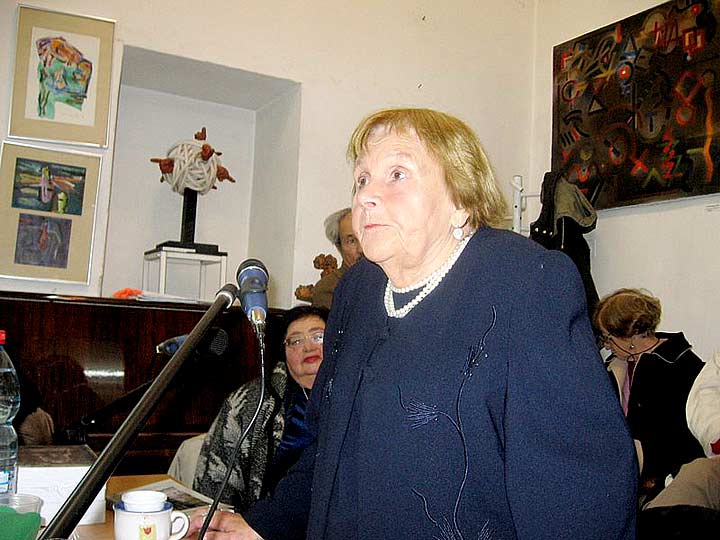 Встреча в Иерусалиме. Выступает Лидия Борисовна Либединская.