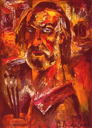 Artist Veniamin Kletsel. Self-portrait