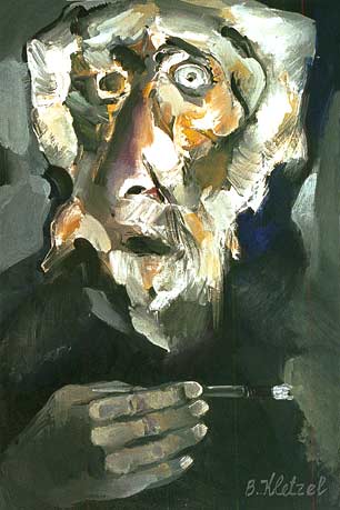Portrait of the artist Leon Mayer